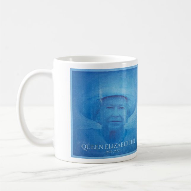 Queen Elizabeth II 1926-2022 Coffee Mug (Left)