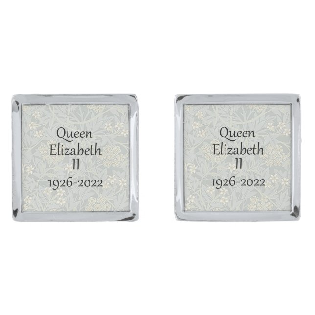 Queen Elizabeth II 1926-2022 Cufflinks (Front)
