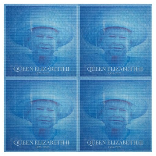 Queen Elizabeth II 1926-2022 Fabric