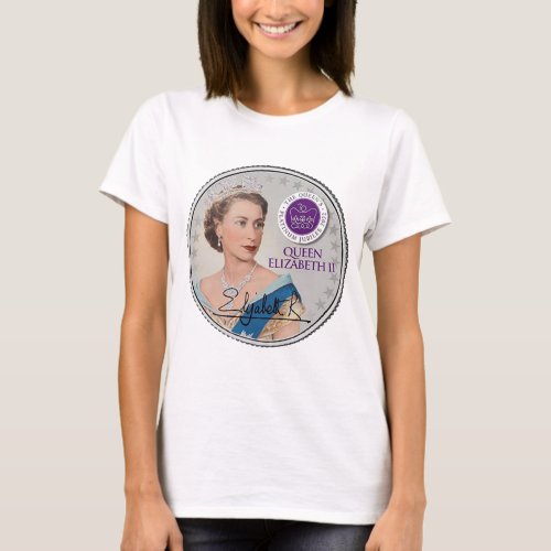 Queen Elizabeth II 2022 Platinum Jubilee 70th Anni T_Shirt