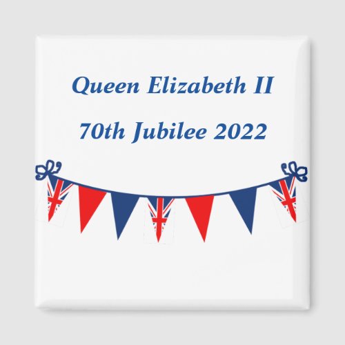 Queen Elizabeth II 70th Jubilee 2022  Magnet