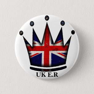 Queen Elizabeth II Button