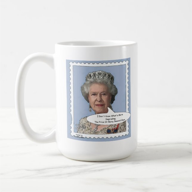 Queen Elizabeth II Comedy Mug (Left)