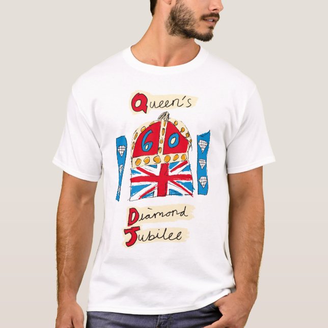 Queen Elizabeth II Diamond Jubilee T-Shirt (Front)