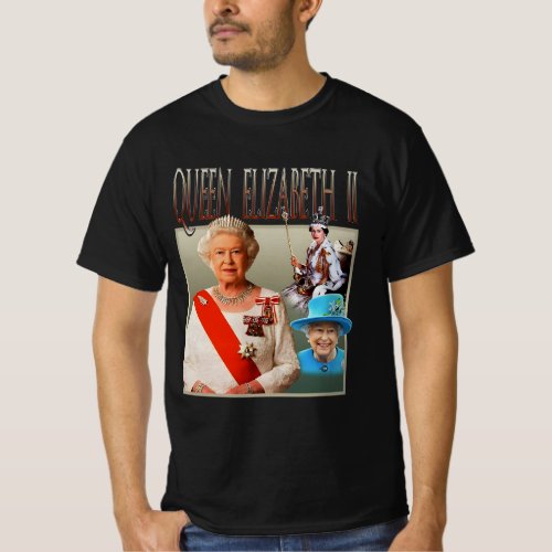   Queen Elizabeth Ii Homage T_Shirt