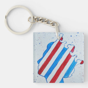 Queen Elizabeth II Jubilee Platinum England UK Keychain