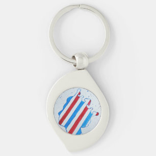 Queen Elizabeth II Jubilee Platinum England UK Keychain