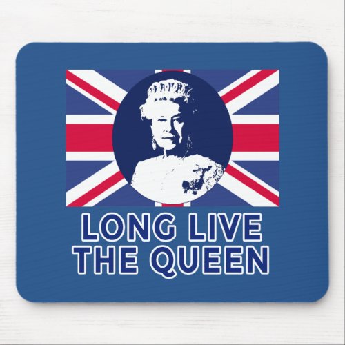 Queen Elizabeth II Long Live the Queen Mouse Pad