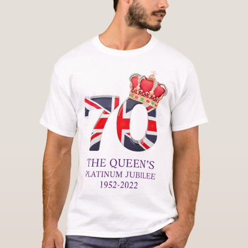 Queen Elizabeth II Platinum Jubilee Celebration  T_Shirt