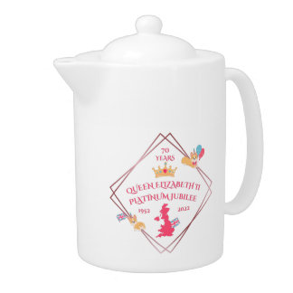 Queen Elizabeth II | Queen's Platinum Jubilee 2022 Teapot