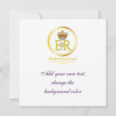 Queen Elizabeth II Reign (Back)