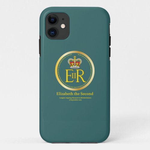 Queen Elizabeth II Reign iPhone 11 Case