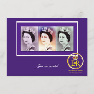 Queen Elizabeth II Reign Invitation