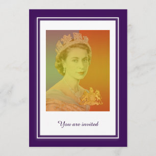 Queen Elizabeth II Reign Invitation