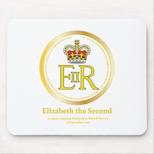 Queen Elizabeth II Reign Mouse Pad