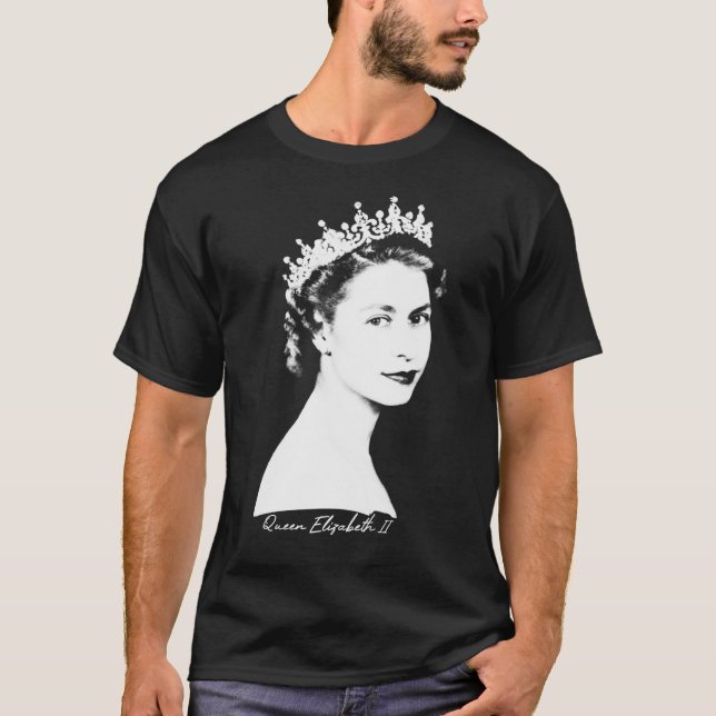 Queen Elizabeth II - Retro Essential T-Shirt (Front)