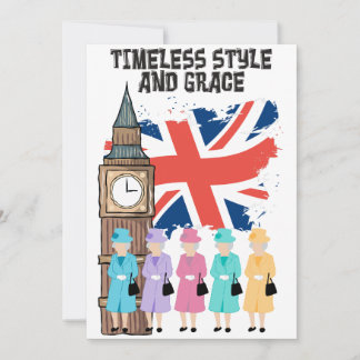 Queen Elizabeth II- Timeless Style and Grace Holiday Card