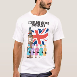 Queen Elizabeth II- Timeless Style and Grace. T-Shirt