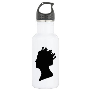 Queen Elizabeth Ii Water Bottle by Bubbleprint at Zazzle