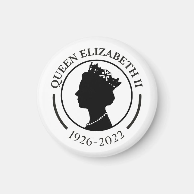 Queen Elizabeth ll Commemorative  Magnet (Front)