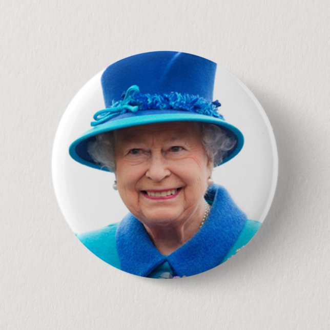 Queen Elizabeth of England Button (Front)
