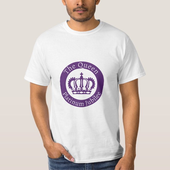 Queen Elizabeth Platinum Jubilee - The Queen T-Shirt (Front)