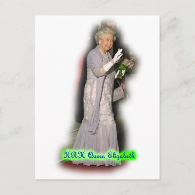 QUEEN Elizabeth Postcard (Front)