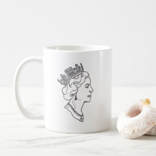 Queen Elizabeth Profile Coffee Mug