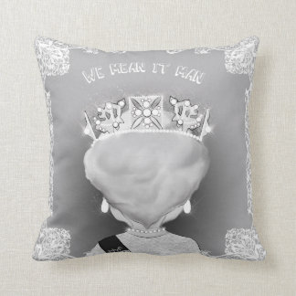 Queen Elizabeth Throw Pillow