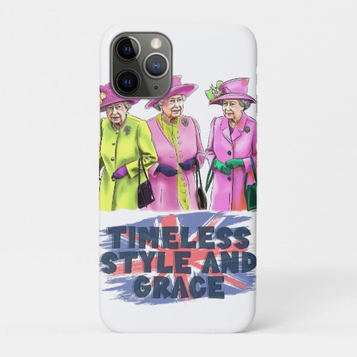 Queen Elizabeth_ Timeless Style and Grace iPhone 11 Pro Case