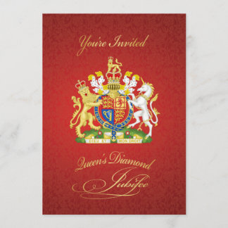 Queen Elizabeths Diamond Jubilee Party Invitation