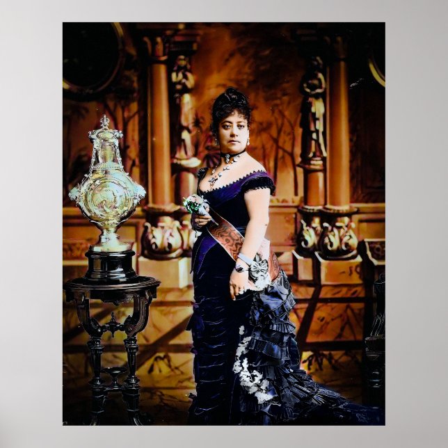 Queen Emma 1880 Poster (Front)