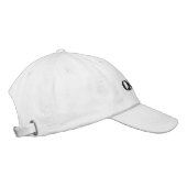 Queen Empress Girl Female White Color-Hat Angel  Embroidered Baseball Cap (Right)