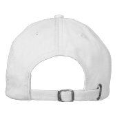 Queen Empress Girl Female White Color-Hat Angel  Embroidered Baseball Cap (Back)