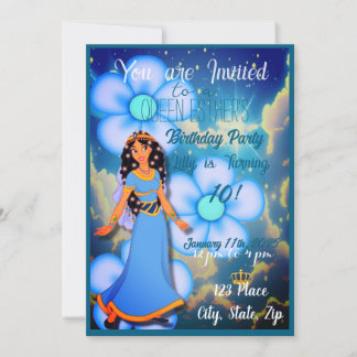 Queen Esther's Royalty Birthday Invites