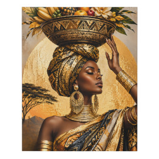 Queen Faux Canvas Print