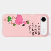 Queen Flamingo iPhone 4/4S Barely There Case (Back (Horizontal))