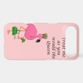 Queen Flamingo iPhone 4/4S Barely There Case (Back (Horizontal))