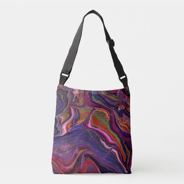 Queen for A Day 3 Psychedelic Abstract Tote Bag (Front)