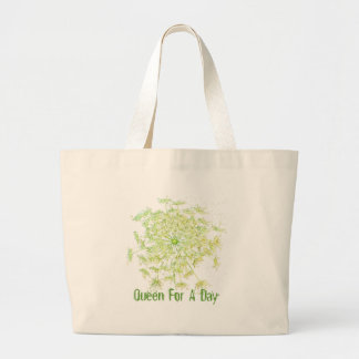 Queen For A Day Large Tote Bag