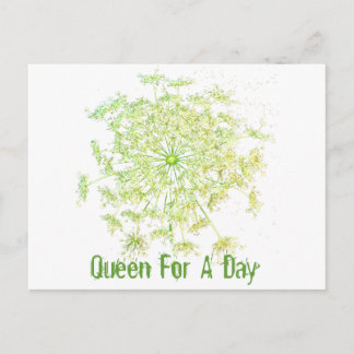 Queen For A Day Postcard