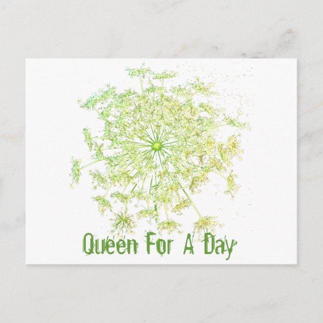 Queen For A Day Postcard (Front)