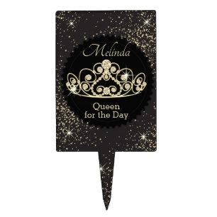 Queen for the Day - Birthday Cake Topper