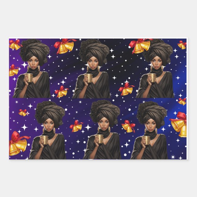 Queen Gift Wrapping  Paper Sheets (Front)