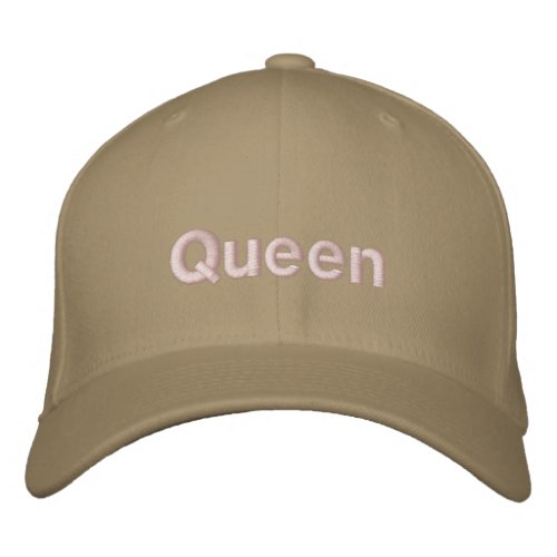 Queen Girls Womens Flexfit Wool Trucker  Embroidered Baseball Cap