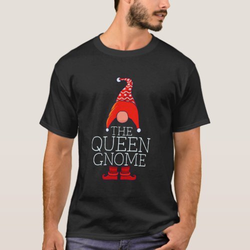 Queen Gnome Family Matching Group Christmas Outfit T_Shirt