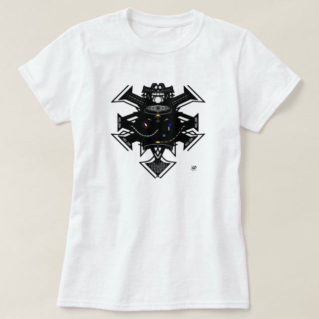Queen goddess (alien?) portrait v1 T-Shirt (Design Front)