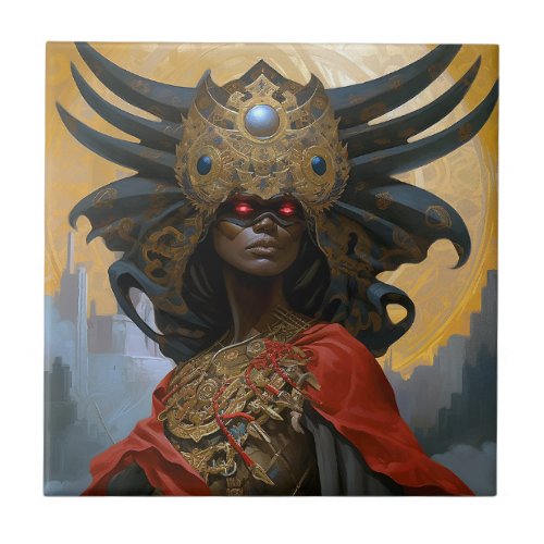 Queen Goddess Fantasy Art Ceramic Tile