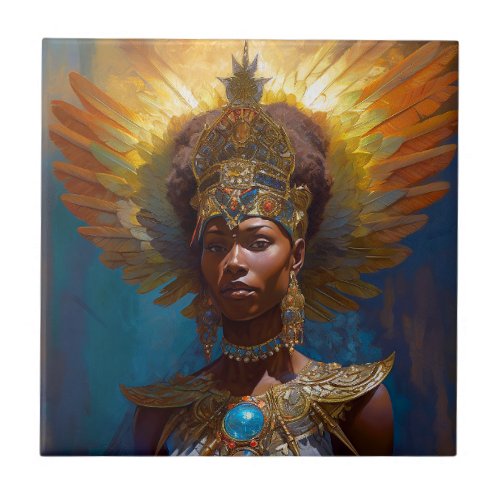 Queen Goddess Fantasy Art Ceramic Tile