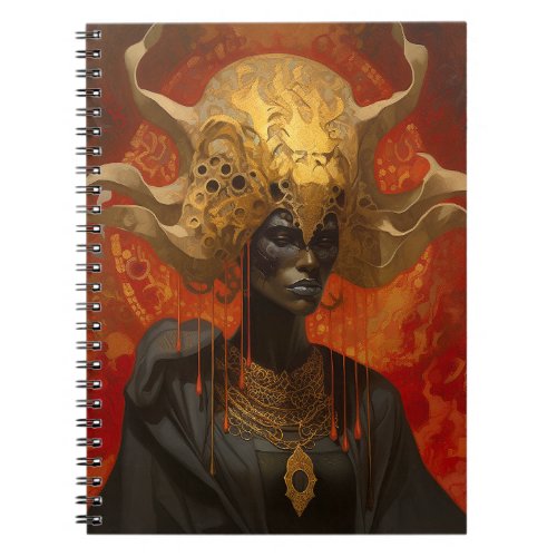 Queen Goddess Fantasy Art Notebook